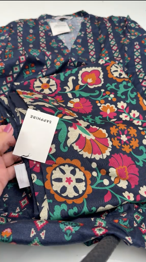 Sapphire 3pc Stitched Khaddar Printed ( WholeSale Price )